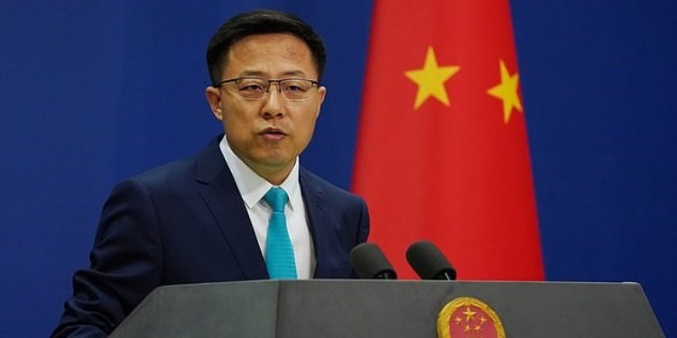 Chinese Foreign Ministry spokesman Zhao Lijian. Pic courtesy: Kashmir Observer