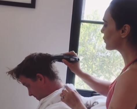 Preity Zinta turns hairstylist for 'hubby' Gene Goodenough; watch video