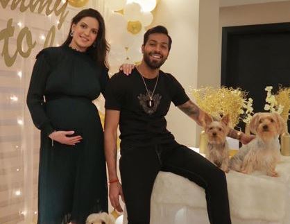 Natasa shares glimpse from baby shower with Hardik Pandya