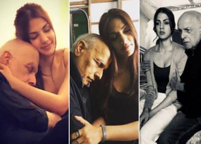 Rhea Chakraborty And Mahesh Bhatt Rhea Chakraborty And Mahesh Bhatt