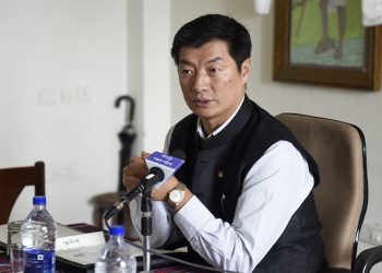 Tibetan government-in-exile President Lobsang Sangay (Image courtesy: Phayul)