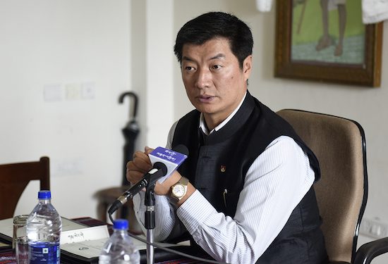 Tibetan government-in-exile President Lobsang Sangay (Image courtesy: Phayul)