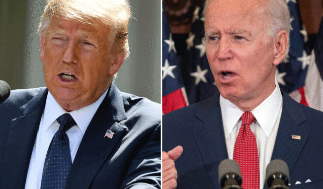 Donald Trump and Joe Biden