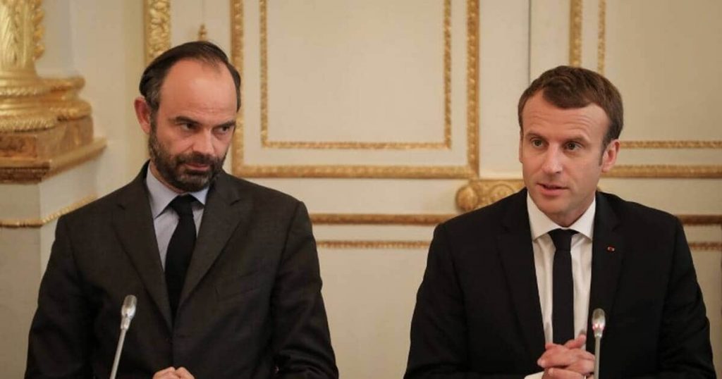 Edouard Philippe and Emmanuel Macron