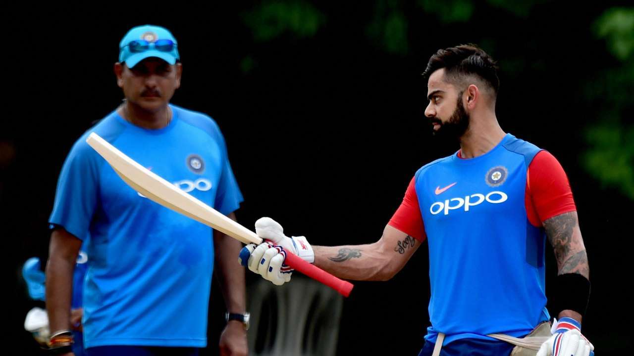 Kohli and Ravi Shastri