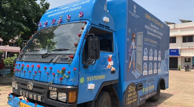 New York Doctor donates mobile COVID-19 testing van to Ganjam district