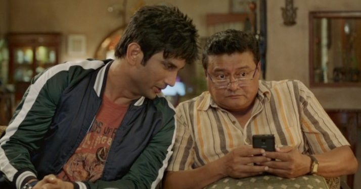 Sushant Singh Rajput and Saswata Chatterjee