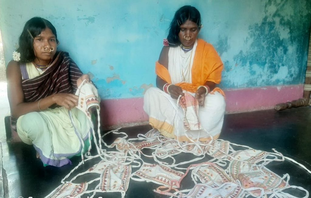 Traditional 'Kapdaganda' masks of Dongria Kondhs in demand