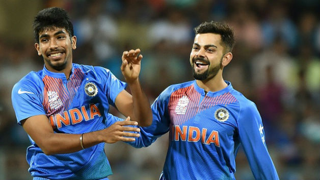 Virat Kohli and Jasprit Bumrah