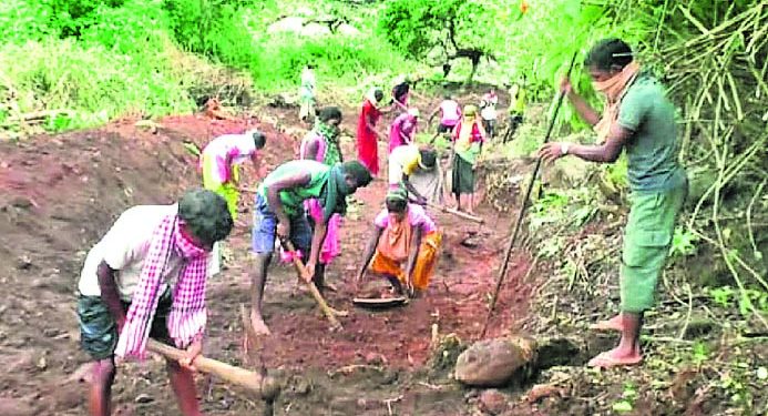 Tribal man gets 2-km long canal dug in hilly terrain