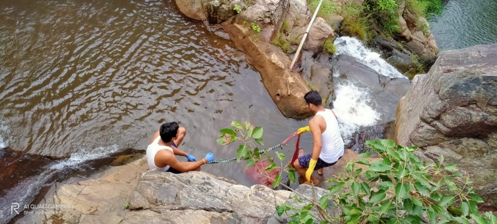 Deogarh student dies after slipping into waterfall while video calling friend