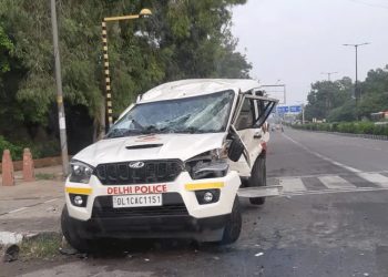 Delhi Police vehicle