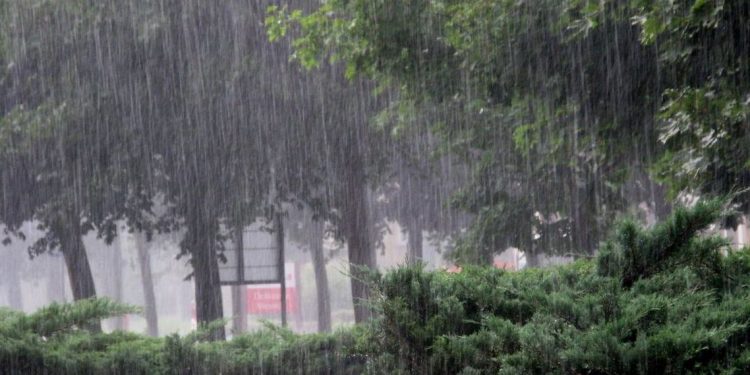 Heavy rainfall
