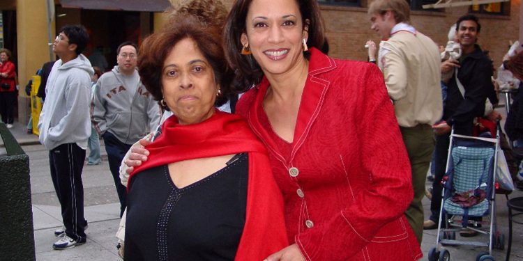 Kamala Harris and Shymala Gopalan