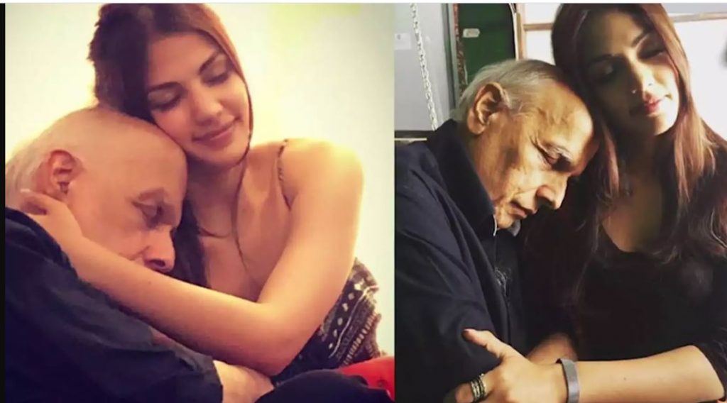 Mahesh Bhatt and Rhea Chakraborty