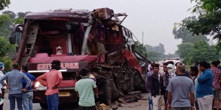 7 from Ganjam dead, several injured as bus collides with truck in Chhattisgarh