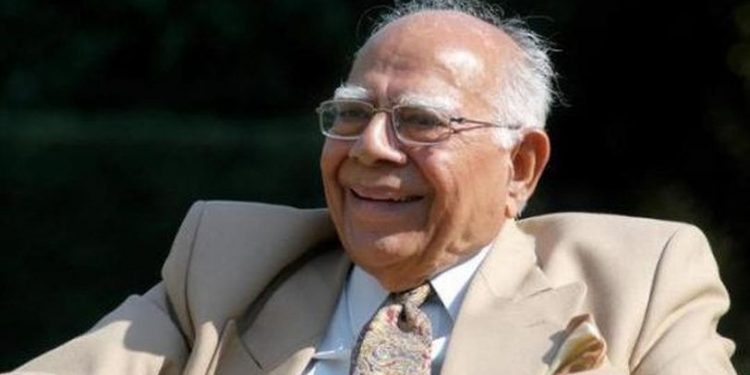 Ram Jethmalani (Photo source: sundayguardianlive.com)