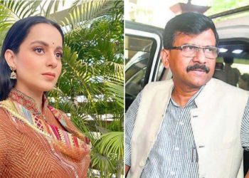 Kangana Ranaut and Sanjay Raut