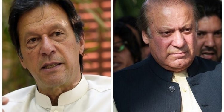 Nawaz Sharif and Imran Khan