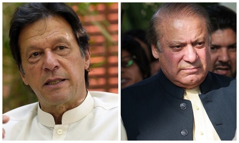 Nawaz Sharif and Imran Khan