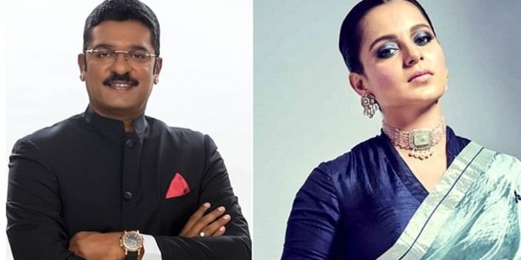 Pratap Sarnaik and Kangana Ranaut