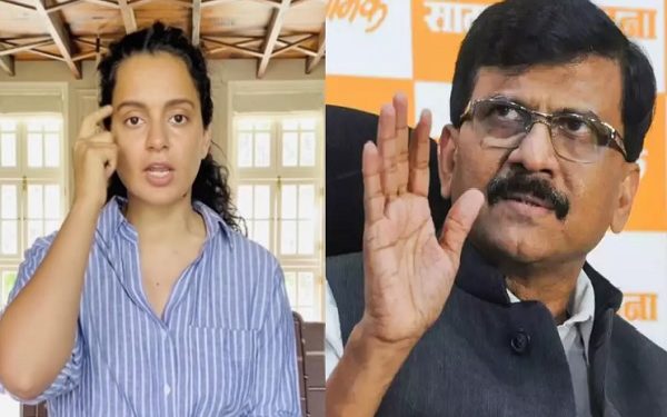 Sanjay Raut and Kangana Ranaut