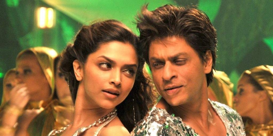 Shah Rukh Khan and Deepika Padukone in a still from the film