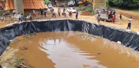 4 temporary ponds constructed for Durga idol immersion in Bhubaneswar