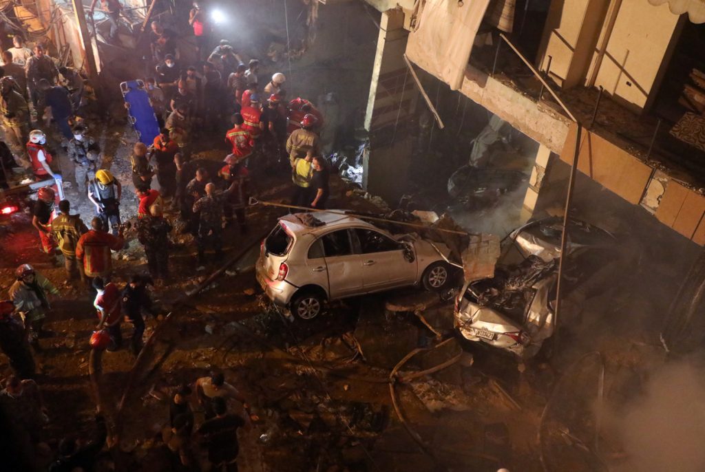 4 killed, 20 injured in fuel tank explosion in Beirut