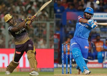 Andre Russell and Rishabh Pant