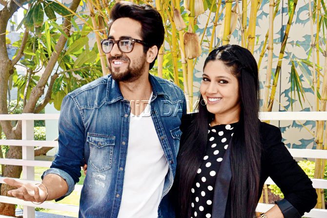 Bhumi and Ayushmann