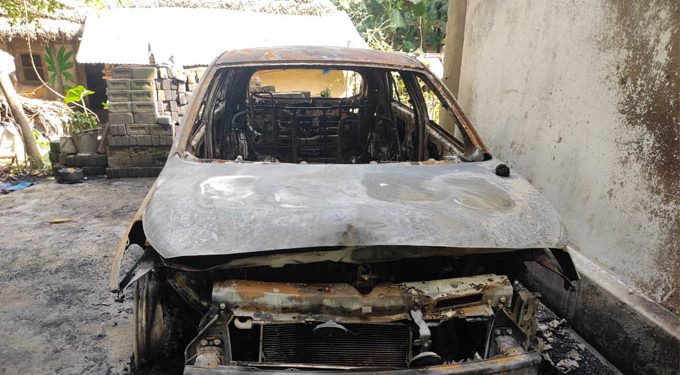 Coal mafia set informer’s car ablaze in Bhadrak