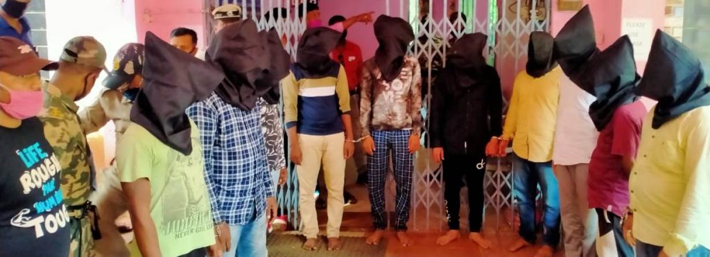 Dacoit gang busted, 11 arrested in Jajpur
