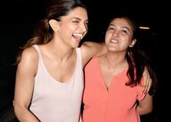 Deepika Padukone and Karishma Prakash