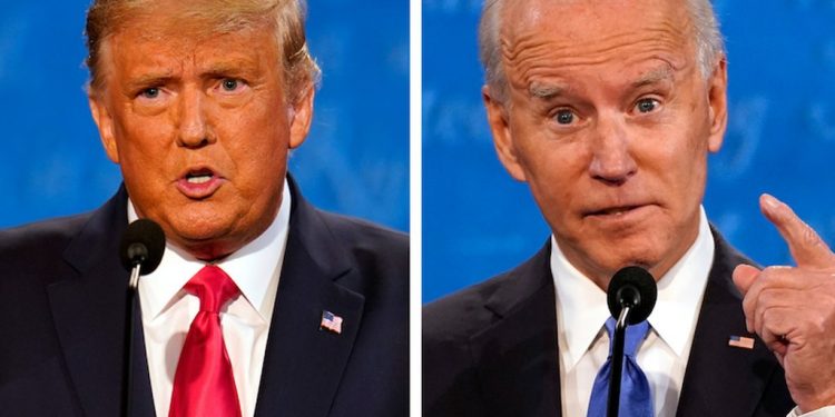 Donald Trump and Joe Biden