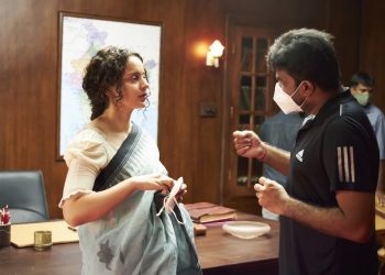 Kangana Ranaut happy to be back on film set, shares pics