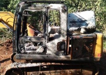 JCB machine set on fire in Maoist-infested Koraput district
