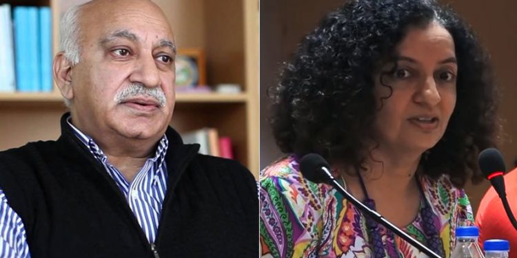 MJ Akbar and Priya Ramani