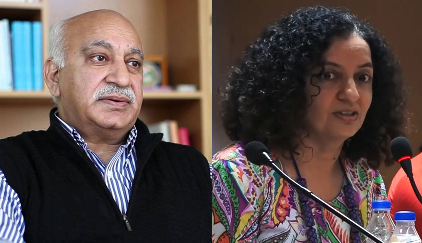 MJ Akbar and Priya Ramani