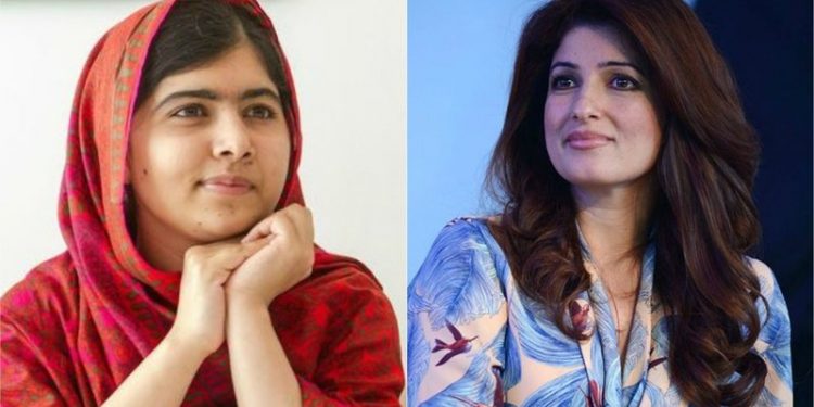 Malala Yousafzai and Twinkle Khanna