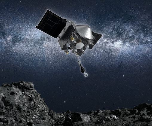 NASA spacecraft makes 1st touchdown on asteroid Bennu