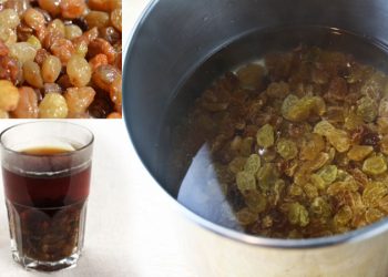 Drink raisin water daily for healthy heart and kidney