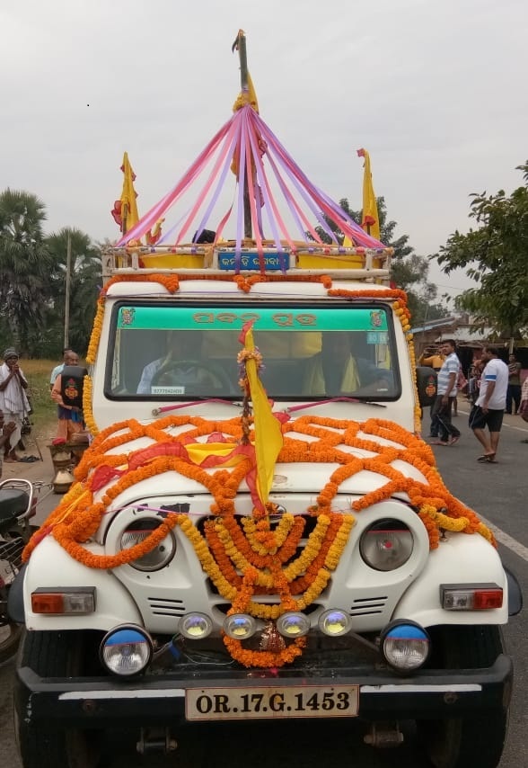 Basil leaves, flowers sent for Nagarjuna Besha 