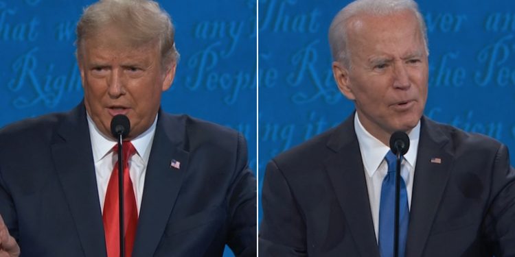 Donald Trump and Joe Biden