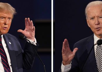 Donald Trump and Joe Biden