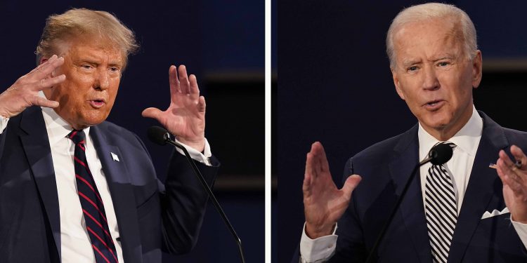 Donald Trump and Joe Biden