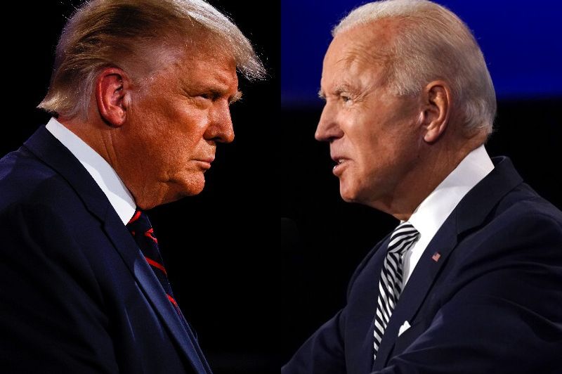 Donald Trump and Joe Biden