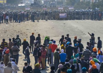 Farmers protest