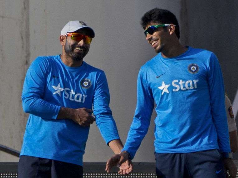 Jasprit Bumrah and Mohammed Shami