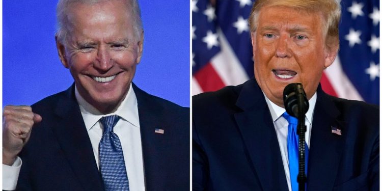 Joe Biden and Donald Trump